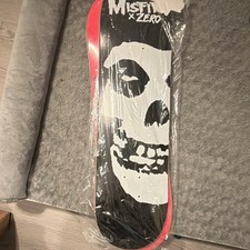 Zero Misfits x Zero Skateboard Deck Fiend big skull picture