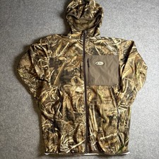 Drake Full Zip Hooded Jacket Men’s Camouflage Hunting Tech Pocket Size Large picture