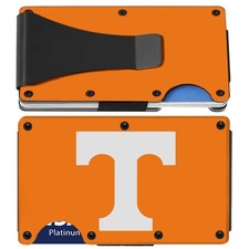 Tennessee Volunteers Engraved Titanium Orange RFID Blocking Wallet Gift D7 picture