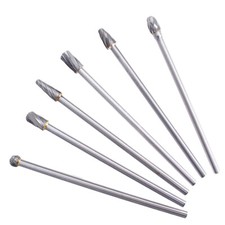 6pcs10mm Rotary Aluminum Cut Burr 6mm 1/4