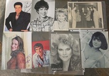 Vintage Celebrity Autograph Photo Lot 8x10 Actors Actresses Signed Some Mystery picture
