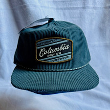 Columbia Unisex Outdoor Snapback Hat Adjustable Solid Blue One Size picture