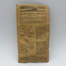 VTG ✅ American Flyer 520 KNUCKLE COUPLER KIT W/Original Price Sticker ✅ SEALED picture