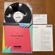 Unistar Radio Programming The Robert Palmer Story Vinyl + Line Sheets 1991 picture