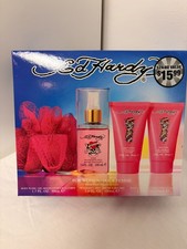 Ed Hardy for Women Christian Audigier 4-Piece Gift Set Fragrance Mist Lotion Bod picture