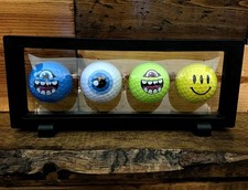 NEW Vice x Craig Mike Golf Balls  Set Of 4 With Display Case Limited Edition  picture