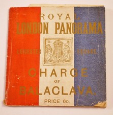 *Rare* Royal London Panorama Charge of Balaclava Circa 1882 Large Fold out plan picture