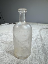 Vintage J.C. Marks Liquor Co Purity Whiskey Bottle 3 Barrells Louisville KY USA picture