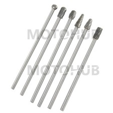 6pcs 10mm Rotary Aluminum Cut Burr 6mm 1/4