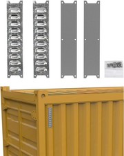 2/4/6/8/10 Pack Shipping Container Air Vent Galvanized Stainles Steel w/hardware picture