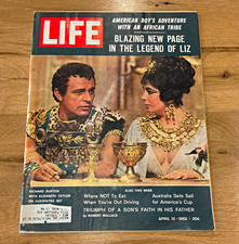 Life Magazine April 13 1962 mickey mantle #5 Roger Maria #6 post in tact cards picture