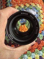Nikon ai-s Nikkor 85mm f/1.4 35mm SLR Lens — gorgeous, USA seller no tariffs picture