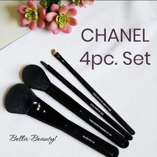 Chanel 4pc. Set (No.110, 107, 205, 206)LES PINCEAUX DE CHANEL Powder & Eyeliner picture