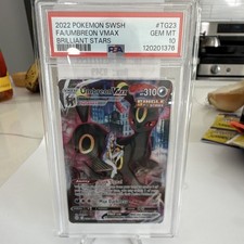 Umbreon VMAX TG23/TG30 Swsh09: Brilliant Stars Trainer Gallery Holo picture