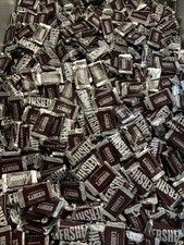 Hershey Milk Chocolate Mini Candy Bar 3LB (Individually Wrapped) Miniatures picture