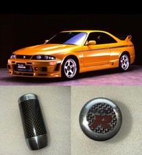 NISSAN CARBON SHIFT KNOB OPTIONAL NISMO 400R RARE OLD LOGO R33 R32 SKYLINE GTR picture