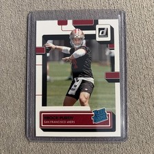 BROCK PURDY 2022 PANINI DONRUSS SAN FRANCISCO 49ers RATED ROOKIE CARD RC # 374 picture