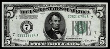 1928-A $5 DOLLAR  FEDERAL RESERVE NOTE~~CHICAGO  EXTREMELY FINE picture
