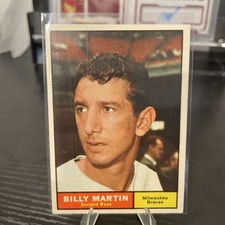 1961 Topps #89 BILLY MARTIN New York Yankees EXMT picture