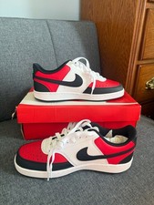 Nike Court Vision Low Black White Red picture