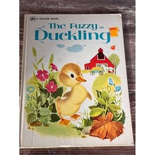 Rare 1975 The Fuzzy Duckling A Big Golden Book Vintage Childrens Book picture