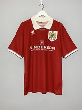 Bristol City Lotto Vintage 1996/97 Football Shirt Soccer Jersey picture