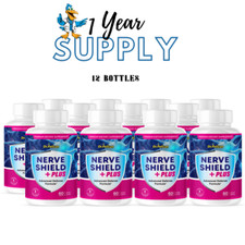 Nerve Shield + PLUS- Brain Support- 12 Bottles- 720 Capsules picture