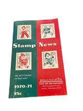 Vtg 1970-71 Brandeis Stamp News Catalog Omaha Nebraska Minkus Stamp Guide Ads picture