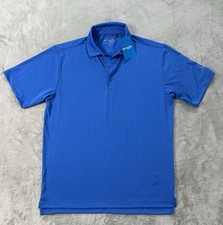 NWT Columbia Golf Polo Omni Wick Short Sleeve Shirt Men’s Size Large Blue picture