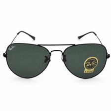 Ray-Ban RB3026 62mm Black Frame Black Lens Aviator Sunglasses picture