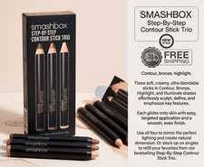 SMASHBOX step-by-step contour stick trio Contour, bronze, highlight NEW IN BOX picture