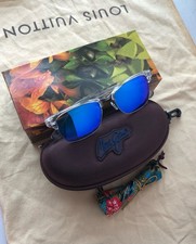 Maui Jim Kawika Polarized Sunglasses B257-05CR Crystal/Blue Hawaii Glass picture