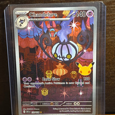 Pokemon Company Chandelure 137/128 Silver Tempest Secret Rare Holo Eng 140HP picture