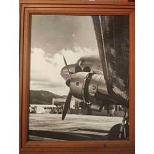 1930s United Airlines Douglas DC3 Aviation Pilot Photograph John Shadle Burbank picture