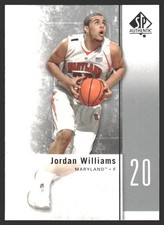 Jordan Williams #36 2011-12 SP Authentic Maryland Terrapins picture