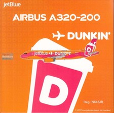 NGM15061 1:400 NG Model jetBlue Airbus A320-200 Reg #N643JB 'Dunkin' picture