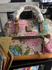 Dooney Bourke Medium Zip Handbag And Wallet Hydrangea Bag picture