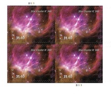 Star Cluster USPS Priority Mail Express Stamps  $125.60 value**Free Shipping picture