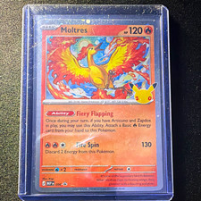 Pokemon TCG Moltres Pokemon GO 012/078 Holo Rare Basic Pokemon HP 120 Eng picture