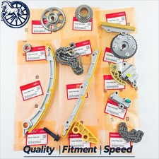 13PCS OEM Timing Chain Kit VVT Sprocket SET For 2008-2015 HONDA CR-V Acura 2.4L picture