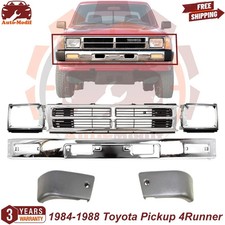 Front Bumper Chrome & Grille Assembly Kit For 1984-1988 Toyota Pickup 4Runner picture
