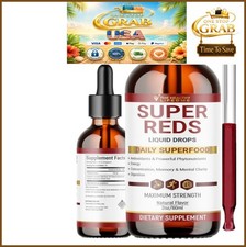 Liquid Super Reds Phytonutrient Superfood Drops Antioxidant Blend Berry Flavor picture
