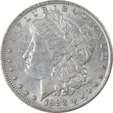 1888 O Morgan Silver Dollar XF EF Extremely Fine $1 Coin Collectible picture