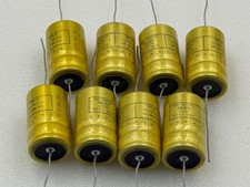 Sic-Safco RELSIC CO33 220uF Al Electrolytic Capacitor New Surplus - 8 Pcs picture