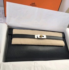HERMÈS Kelly to Go Noir Chevre Chamkila Electrum Hardware Full Set Preloved 2025 picture