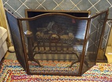Antique  Authentic Cahill  8 Piece Matching Fireplace Set - Outstanding  picture