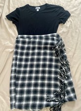 Winter Plad womens Skirt OUTFIT picture