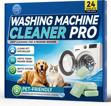 Uproot Clean Washing Machine Cleaner Tablets - 24 Pack for a 12 Month Supply. Fo picture