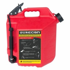 Surecan SUR50G1 Gas Can for Gasoline, 5 Gallon, Red picture