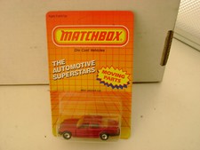 1987 MATCHBOX SUPERFAST MB 41 MAROON RED JAGUAR XJ6 NEW ON CARD picture